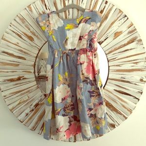 Gap linen floral dress 5t
